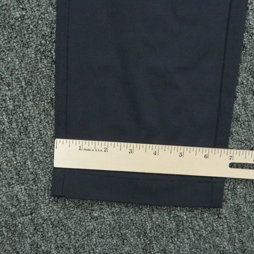 Psycho Bunny Pants Mens 30x32 Blue Chino Trouser Golf Stretch Zip Pocket Slim